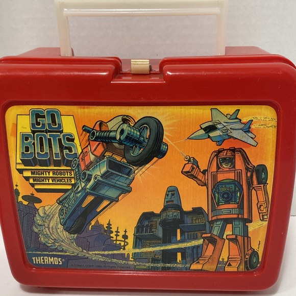 1984 GO BOTS LUNCH BOX AND THERMOS - Picture 2 of 16